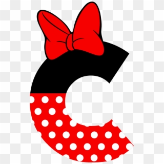 Image Result For Laço Minnie Rosa Png Mickey Mouse - Minnie Mouse Letter C Clipart