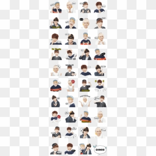 Shinee Special - Bts Line Stickers Png Clipart