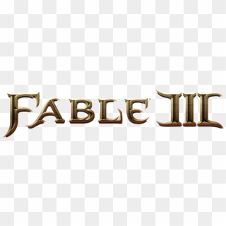 Fable The Name Says It All - Fable 3 Logo Png Clipart