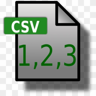 File Icon Csv - Csv File Clipart - Png Download