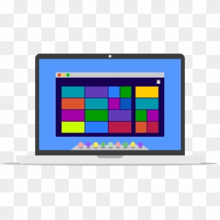 Macbook Running Virtual Machine - Flat Panel Display Clipart