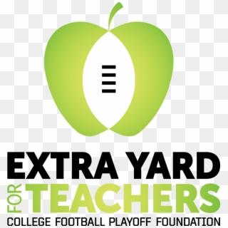 Cfp Extra Yard For Teachers With Text - Extra Yard For Teachers Png Clipart