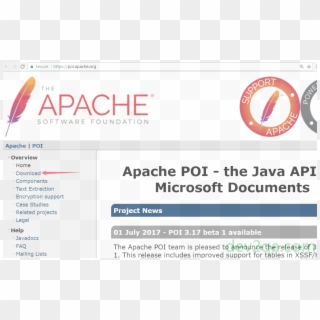 Apache Poi Home Page - Apache Clipart