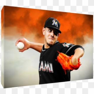 Details About Miami Marlins Jose Fernandez Poster Painting - Baseball Player Clipart