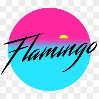 Flamingo - Circle Clipart