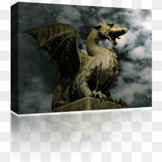 Dragon In Stone - Stock Photography Clipart