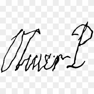 Signature Of Oliver Cromwell - Oliver Cromwell Signature Clipart