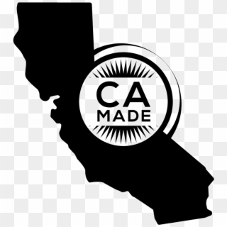 Ca Made Label Options - Made In California Logo Clipart
