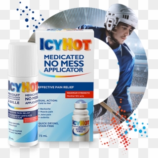 Icy Hot® Medicated No Mess Applicator - Blue-collar Worker Clipart