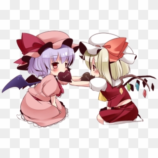 View Samegoogleiqdbsaucenao Scarlet Chocolate , - Flandre And Remilia Scarlet Cute Clipart