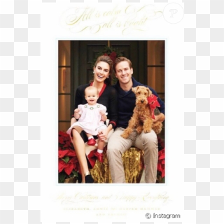 Armie Hammer Et Sa Femme Elizabeth Chambers Ainsi Que - Armie Hammer And Family Clipart