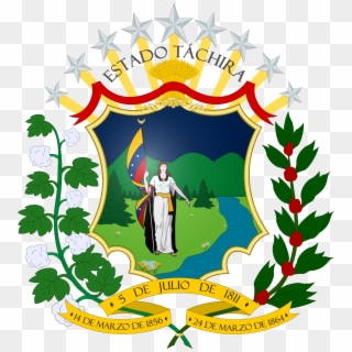 Escudo Estado Tachira - Escudo Del Estado Tachira Clipart