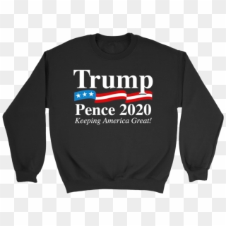 Trump Pence 2020 Crewneck Sweatshirt - Long-sleeved T-shirt Clipart