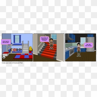 Carters Comic - Stairs Clipart
