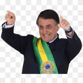 Jair Bolsonaro Pointing To The Public - Brazil's New President Jair Bolsonaro Clipart