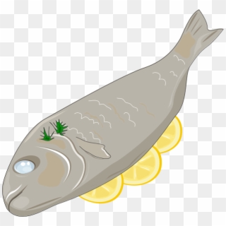 Cooked Fish Clip Art - Png Download