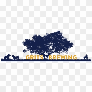2017 By Grits Brewing - Someone Sitting Under A Tree Clipart
