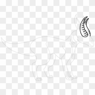 Dragon Horns - Sketch Clipart