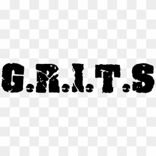 G - R - I - T - S Decal - Silhouette Clipart
