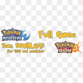 Pin By Jason Purcell Transparent Background - Pokemon Sun And Moon Logo Png Clipart