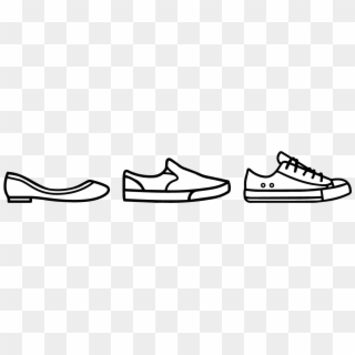 Banner Royalty Free Stock Gekks The Innovative No Show - Womens Shoes Black And White Clip Art - Png Download