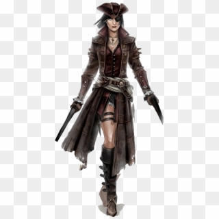 Lady Black Assassin's Creed Blackflag - Assassin's Creed Png Hd Clipart