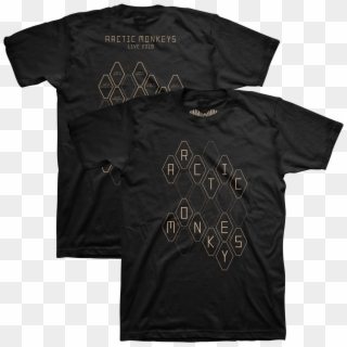'am Hexagons June Oct Tour' T Shirt Arctic Monkeys - Arctic Monkeys Live 2018 Shirt Clipart