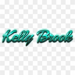 Kelly Brook Name Logo Png - Emblem Clipart