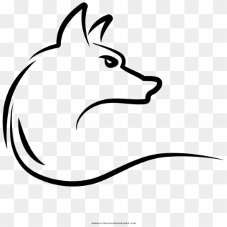 Wolf Coloring Page - Drawing Clipart
