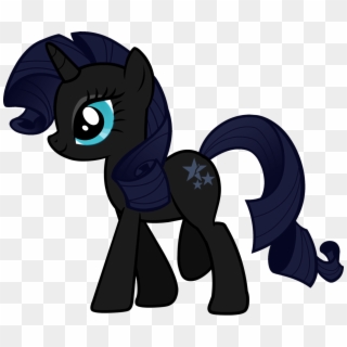 Black Rock Shooter, Edit, Ponified, Rarity, Recolor, - Silhouette My Little Pony Svg Clipart