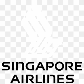Singapore Airlines Logo Black And White - Singapore Airlines White Logo Clipart