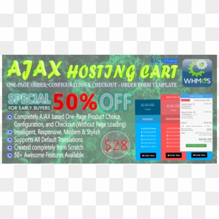 Ajax Hosting Cart - Whmcs Clipart
