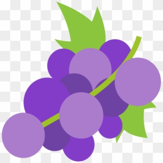 Grape Clipart Emoji - Fruit Emoji Facebook - Png Download