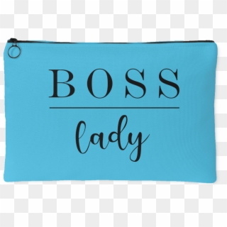 Boss Lady Team Gift Accessory Pouch Makeup Case Lash - Calligraphy Clipart