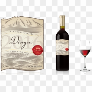 Dingač Is A Wine Growing Region On The Pelješac Peninsula - Red Wine Clipart