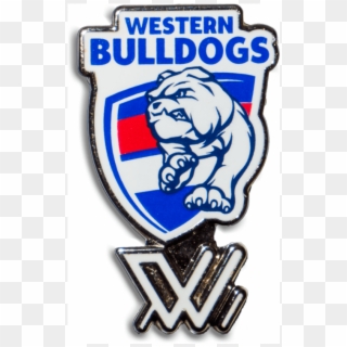 Western Bulldogs Aflw Logo Pin - Western Bulldogs Logo 2015 Clipart