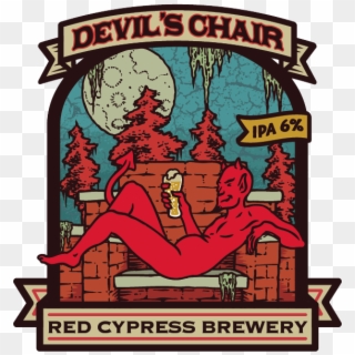 Devils Chair Beer - Red Cypress Brewery Clipart