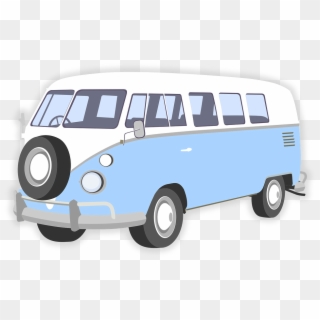 Volkswagen Bus Minibus Van Vintage Old Style - Kleinbus Clipart - Png Download
