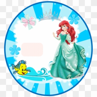 Toppers Y Wrappers Para Cupcake Para Imprimir Gratis - Princess Ariel Little Mermaid Clipart
