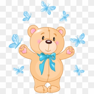 Adesivo De Parede Urso - Very Cute Teddy Clipart