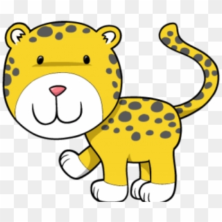 Cheetah Clipart Face - Cartoon Cheetah - Png Download