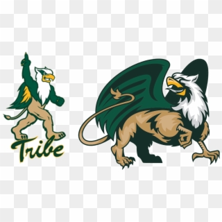 Was With The Old Block Wm With Feather - Griffin William And Mary Logo Clipart