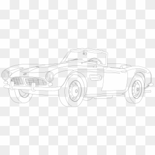 This Free Icons Png Design Of Bmw 507 Outline - Cast A Fishing Line Clipart