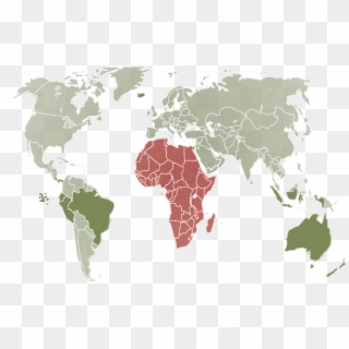 South America - Population Density Western Hemisphere Clipart
