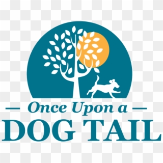 Once Upon A Dog Tail Logo - Illustration Clipart