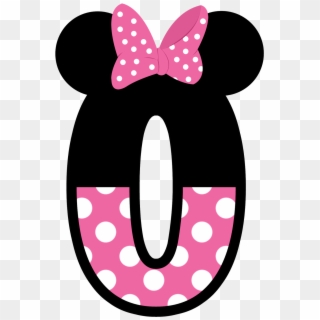 Numeros A Lo Minnie En Rosa - Mickey Mouse Number 8 Clipart