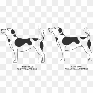 Wagging Tails Position - Treeing Walker Coonhound Clipart