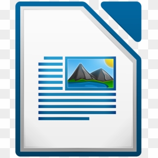 0 Writer Icon - Libreoffice Impress Png Clipart