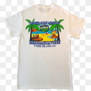 Margaritaville Tshirt Ss White Back - Margaritaville Shirt Clipart