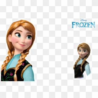 Disney Frozen Background Png Frozen - Frozen Anna Name Tag Clipart